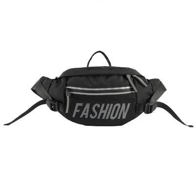 China High Quality High Gloss Quality Customized Logo Sports Reflective Rainbow Outdoor Travel Waist Bag for sale