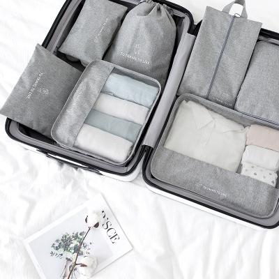 China High Quality Oxford Cloth Waterproof Female Travel Cosmetic Bag Wet & Dry Separation Bag for sale