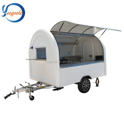 China 2018 fast concession food trailers/modern luxury mobile food carts /CE for sale