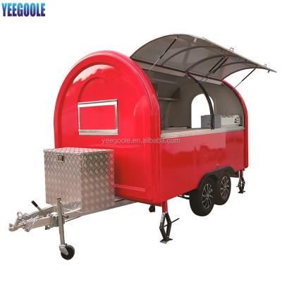 China Vegetable processing factory electric tricycle food cart selling mobile food cart with wheels CE approval kiosk food cart with wheels CE for sale