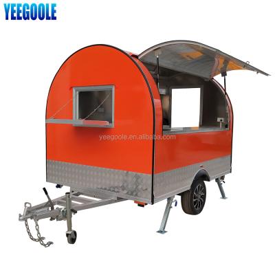 China Outdoor Snack Factory Travel Style Ice Cream Cart | crepe cart on the street for sale ce for sale