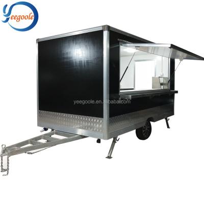 China China theme park mobile cart trailer donut machine, food cart maker Philippines for sale food van CE for sale