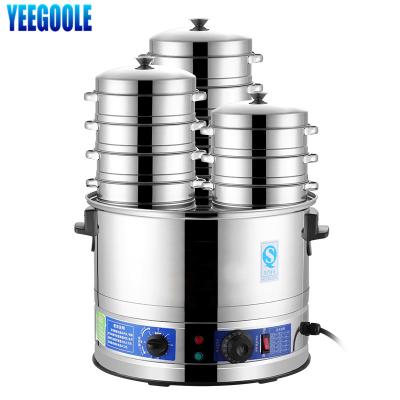 China Restaurant Cooking Steamers High Efficiency Electric Steamer Lager Capacity Industrial Commercial Food Steamer For Restaurant for sale