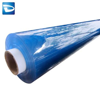 China High Quality Moisture Proof Mattress PVC Film With Clear Transparent Blue Color for sale