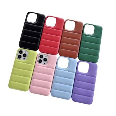 China Universal Waterproof Sublimation Phone Case Best Shockproof Home Luxury Down Jackets Phone Cases for sale