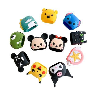 China Cute Silicone/PVC 3D Case Silicone Cute Designer Custom Charger Protector For Ipnoe 2022 Adapter Case for sale