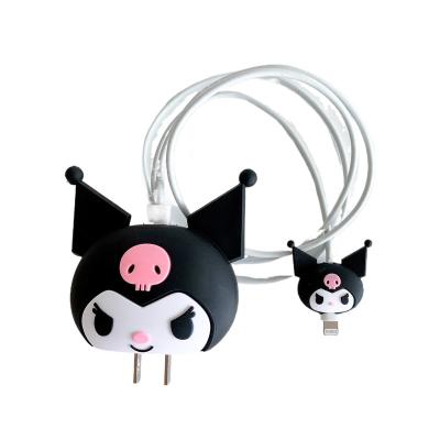 China Cute Silicone/PVC 3D Case Hit AC Adapter Case Usb Strap Protectors Cable For Mobile Phone Charger for sale