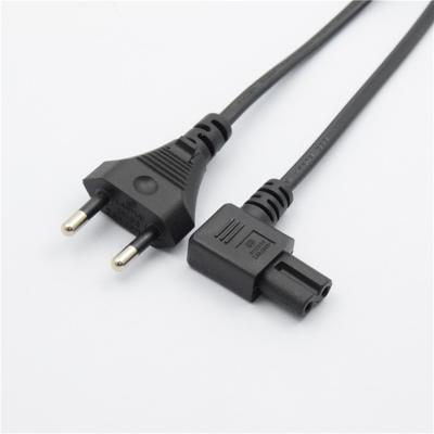 China Home Appliance 90 Degree Angled 8 Suffix Power Cord For C13 C7 C5 for sale