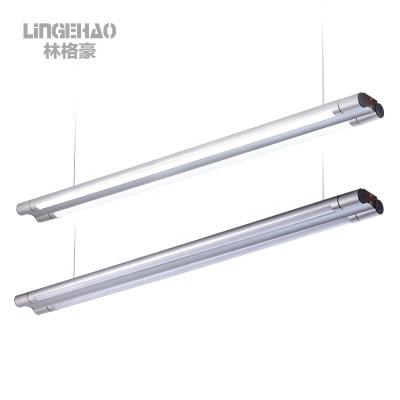 China High efficiency LINGEHAO light fixture t5 aluminum pendant fluorescent linear home use / commercial uses / studios / meeting rooms for sale