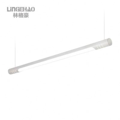 China Single Super Brightness 2400lm 18w Linear Led Light Housing Aluminum Office Ceiling LED Linear Pendant Light for sale