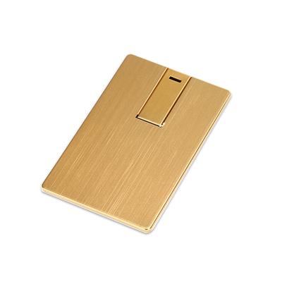 China Wholesale Hot Selling Usb Card Metal Usb Manufacturer Wholesale Hot Selling Metal Credit Card Usb Flash Driver 128Mb Good Quality for sale