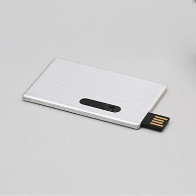 China Professional Flash Driver 128Mb - 128Gb Card Usb USB Metal Manufacturer Hot Selling Metal Credit Card Usb sticck for sale