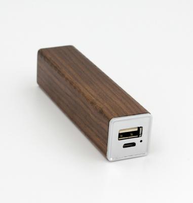 China Recharge factory promotional custom logo wooden power bank 2000 mAh wooden power banks 2600 mAh portable power bank for door 3000Mah for sale