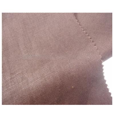 China Pure Heat-insulation Linen Solid Piece Dyed Linen Fabric 7*7 for sale