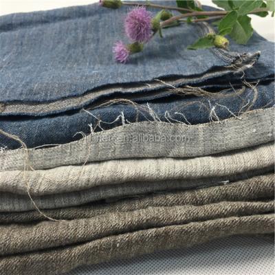 China Heat-Insulation Enzyme Washed Soft 100% Twill Linen Fabric for sale