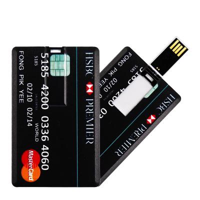 China Alimoto CC01 Plastic Credit Card USB 2.0 256MB Slim Plastic USB Flash Drive for sale