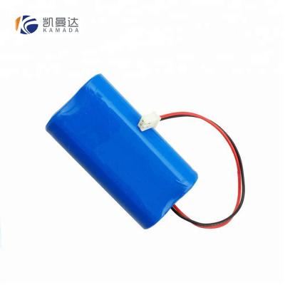 China Long Cycle Life Flashlight 18650 Cells 1S2P 3.7v 4400mah Li Ion Battery With Connector for sale