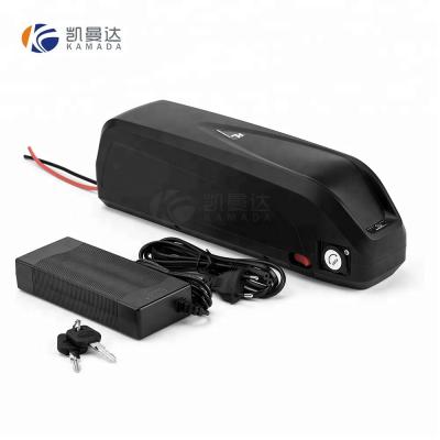 China Electric bicycles/scooters hailong new downtube 48v 17 ah e bike battery with 2A 3A charger for sale