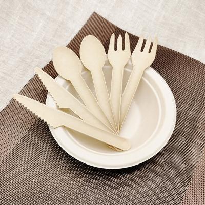 China Flustix Disposable Leepack Biodegradable Disposable Paper Cutlery for sale