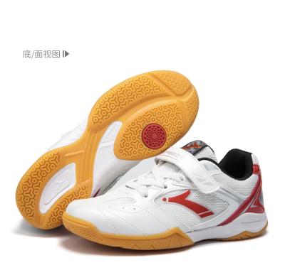 China White EVA Professional Training Kids Youth Tennis Shoes Sports Volleyball Ping Pong Team Sports Training Badminton Shoes for sale