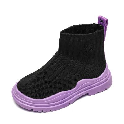 China Other Good Quality Brand Boy Children Sports Shoes Popular Girl Sock Boots Wholesale for sale