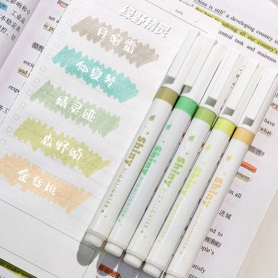 China Office & School Markers LAPEN Glitter Highlighter Pen Customized Stationery Set For Student Marker Painting  Color  C- SET for sale