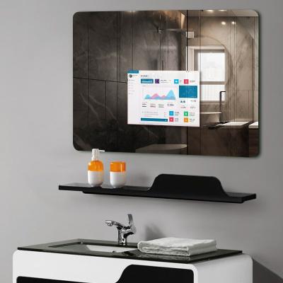 China Square Button Magnifying Mirror Magic, LCD Mirror TV Barber Shop, Mirror Wall TV for sale