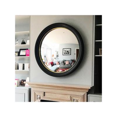 China Price Durable Stainless Steel Round Framed Concave Mirror Hotel Wall Mounted Convex Bedroom Decorative for sale