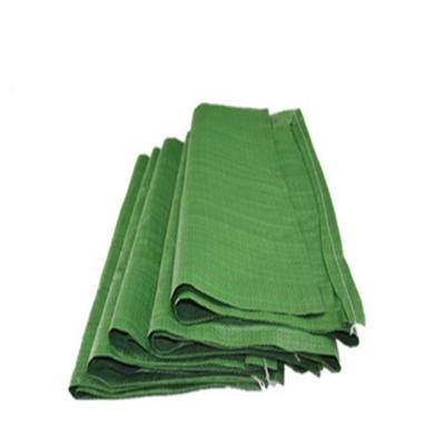 China Wholesale 50kg Disposable Recycled Green Sand PP Woven Cement Sack Tote Bags for sale