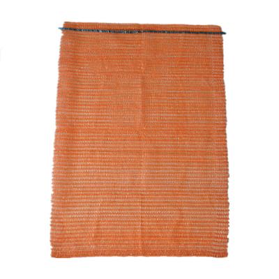 China Recyclable Plastic Top Drawstring Mesh Bag for Fruits and Vegetables and Oranges Seafood Firewood Eco Mesh Packaging Drawstring Bag for sale