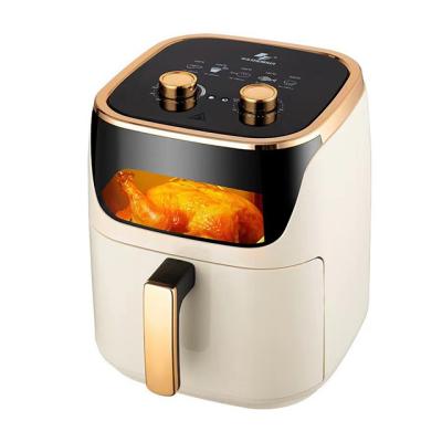 China Open the Cover and Power Off Household 6L 9L Touch Screen Electric Deep Fryer Electric Deep Fryer Oven Smart Air Fryers With Baskets for sale