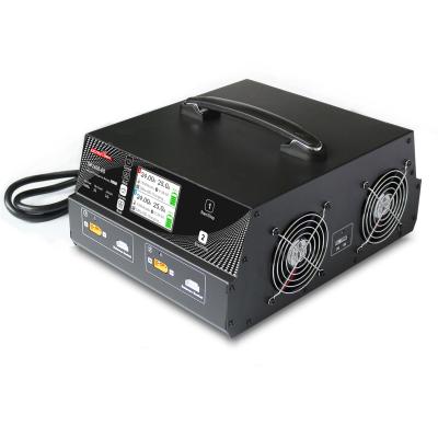 China Big Power 2400-6S 4X600W 25A 6S LiPo LiHV Balance Battery Charger With 4 Port for sale