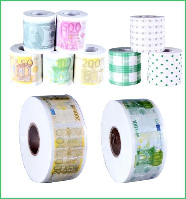 China Party Dollar Toilet Paper Roll - 100 Dollar Bill Toilet Paper Novelty Money Printned Toilet Paper Tissue Paper for sale