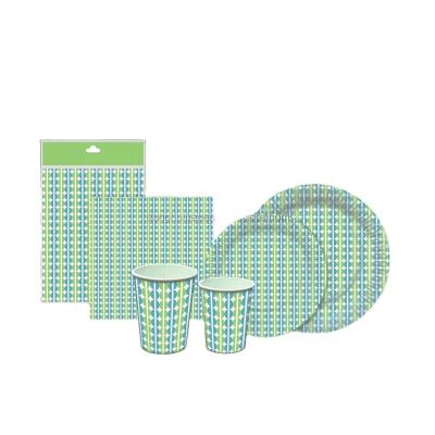 China Printed Paper Napkin & Dish & Cup & Table Clothes For Daily Life Party Supplies for sale