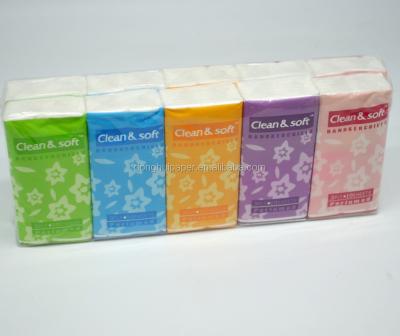 China Pocket tissue pouch facial tissue package and paper handkchief for sale