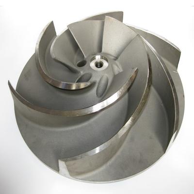 China Industry Pump Impeller Cast Iron Water Pump Impeller Stainless Steel Fan Impeller for sale