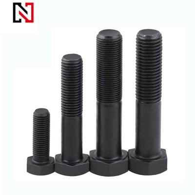 China Din931 din933 steel screw hex grade 12.9 hex head bolt for sale