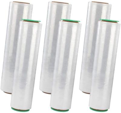 China 23 Micron Wrapping Stretch Film PE Transparent Packing Water Soluble For Hand Use for sale