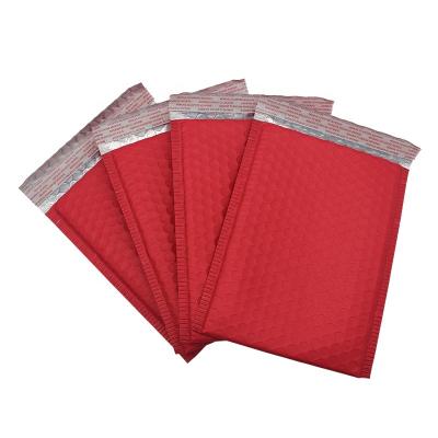 중국 New Material Padded Bubble Mailer Custom Logo Design 5x5 Red For Padded Envelope 판매용