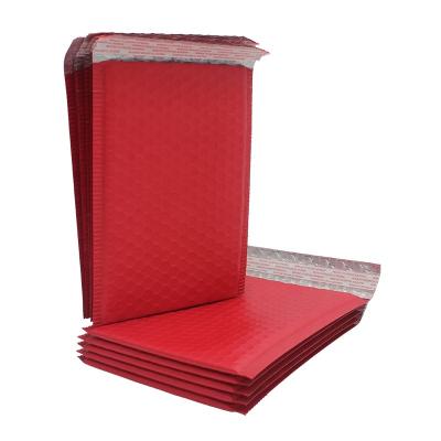 중국 Self Adhesive Padded Bubble Mailer Matte Red Metallic For Padded Envelope 판매용