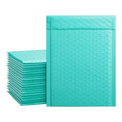 China Eco Friendly Private Label 6X10 Custom Printed Compostable Biodegradable Plastic Green Poly Bubble Mailer With Logo for sale