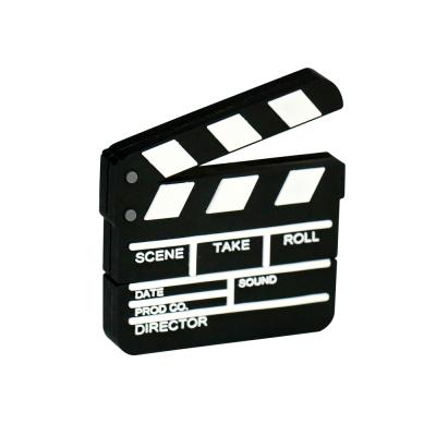 China Cute PVC Cartoon Movie Clapper USB Pendrive Flash Drive 8GB 16GB 32GB USB Pendrive Movie Memory Stick for sale