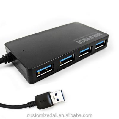 China Factory Cheap Usb 3.0 hub 4 port USB3.0 hub splitter 4 port high speed USB hub left for sale