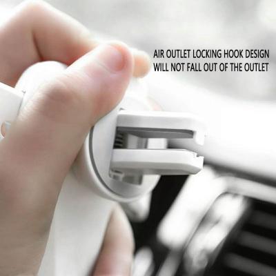 China Universal Adjustable Cell Phone Holder 2-in-1 Freely Rotate One Hand Operation Vents Voice Phone Holder GPS Mobile Phone Holder for sale