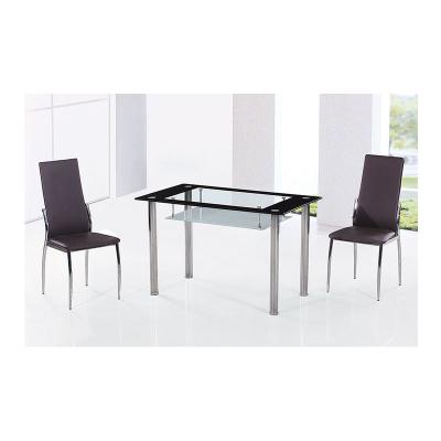 China Extendable home wedding kitchen banquet dining table wedding dressing table countertop office living room glass table for sale