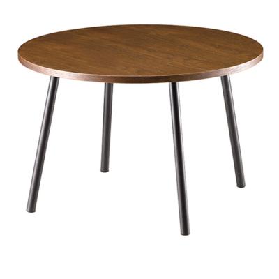 China Modern wooden coffee table round coffee table modern wood furniture coffee table steel wood for sale