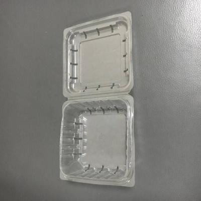 China PET Clear 300g Disposable Disposable Plastic Food Container For Blue Berry for sale