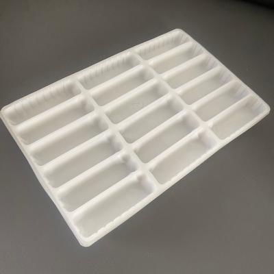 China Translucent Divided Packing Tray Eco - Friendly PlasticSpring Disposable PP Roll for sale