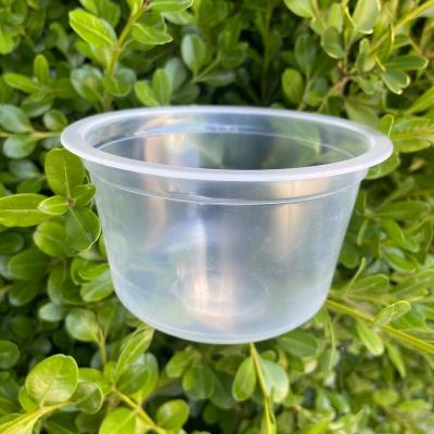 China Wholesale 300ml Disposable Transparent PP Soup Sauce Salad Packing Plastic Bowl for sale