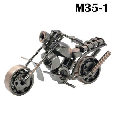 China Europe Courage Newcomer Home Decorate Metal Craft 3 D Motorbike Motorcycle Model For Promotion Gift for sale